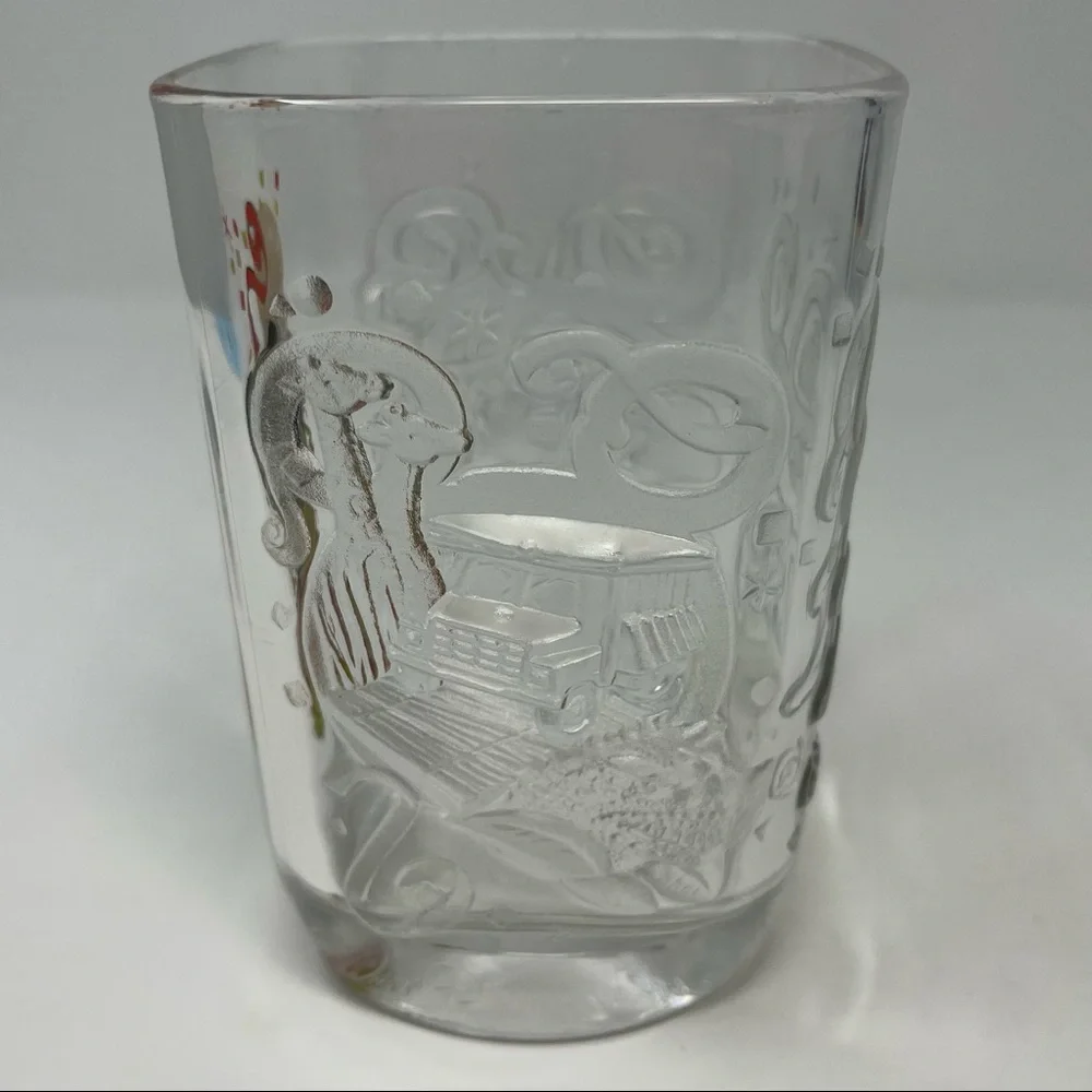 Walt Disney World McDonalds 2000 Celebration Glass Animal Kingdom Mickey Mouse - Picture 4 of 9
